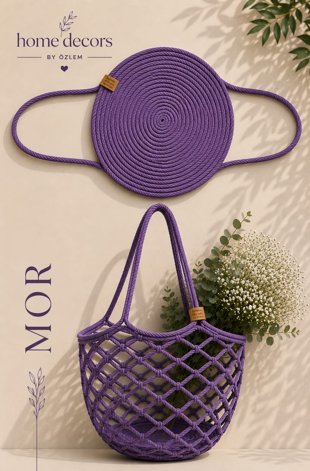 File Çanta Omuz Çantası Hasır Çanta El Yapımı Handmade Günlük Çanta (16 FARKLI RENK SEÇENEĞİ) - Çap:40cm / Yükseklik:30cm