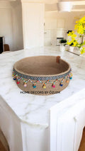 Hasır Sepet Düzenleyici Saklama Kutusu Organizer Handmade El Emeği - 25x10 cm