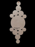 Hasır Dekoratif Örtü Masa Örtüsü Runner Düzenleyici Handmade El Emeği Hasır Örtü- 82x30 cm