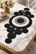 Nazar Runner Dekoratif Örtü Hasır Örtü Masa Örtüsü Düzenleyici - 82x30 cm